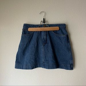 American Apparel Denim Skirt